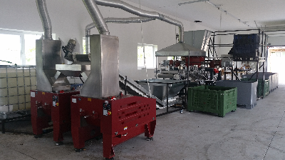 2016 waste copper containing Connection grinding and sorting system
