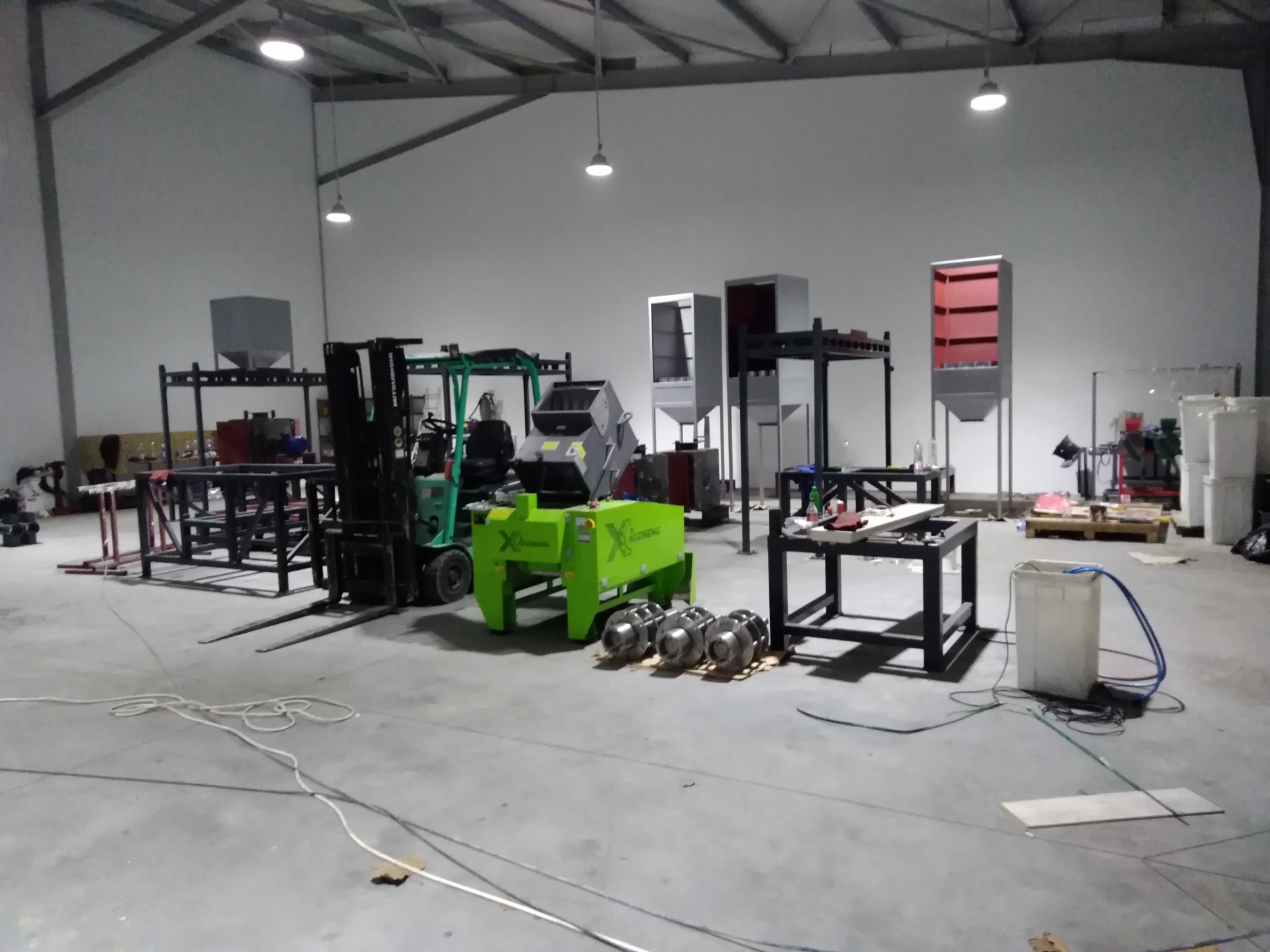 2019 PCB die grinding and sorting plant for 500 micron size fractions
