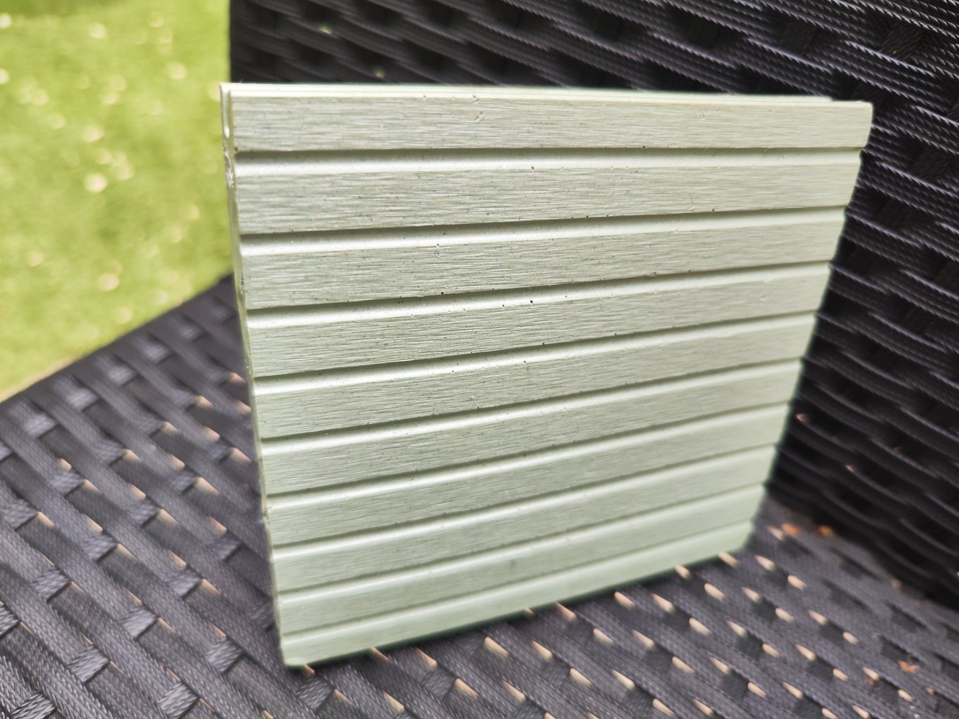 patio cover test made of composite material