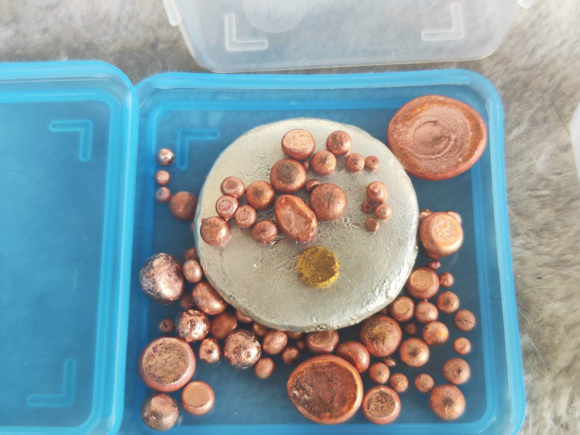 metals prepared for measurement